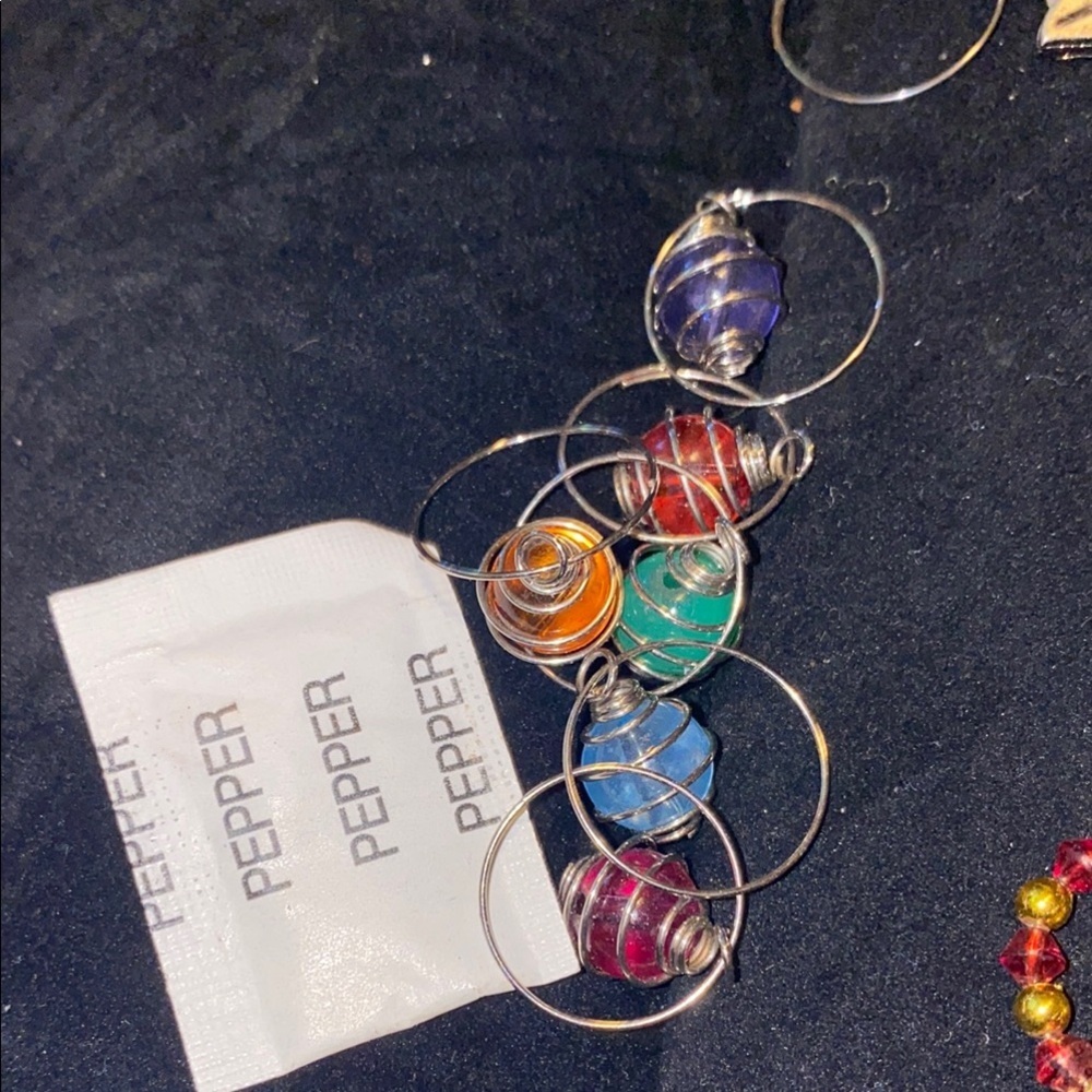 Wine Glass Charms Several Set (6 sets) - Picture 6 of 8
